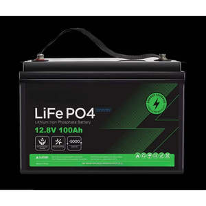 Batterie au lithium-ion solaire 12V 100Ah de ma boutique, protection IP65, classe 25,6V/24V, type séparé Lifepo4, pour camping-car, bateau, automobile - Product Image 5