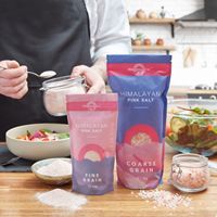 100% Organic Natural Pink Himalayan Edible Salt Best Refined Table Salt from Pakistan Packaged in Bag Bulk Sachet Box Bottle