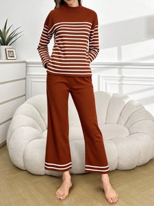 Conjuntos 2025 europeo de invierno daayas Y pantalones Estilo Elegante set de Moda conjunto de 2piezas amplios - Product Image 3