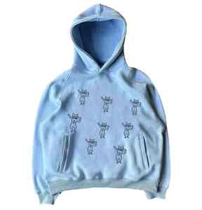 Pull en éponge française 450 Gsm personnaliser sweat à capuche surdimensionné en gros 100% coton - Product Image 1