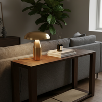 Table console moderne 60 pouces en chêne, écologique et durable, meubles de salon, meubles d'intérieur, vente en gros OEM ODM