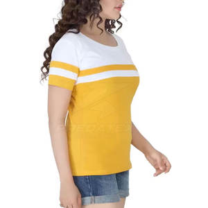 Camiseta informal de verano para mujer de último estilo, secado rápido y cómoda, 100% algodón, ecológica para adultos - Product Image 3