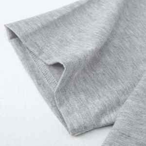 T-shirt en coton 100% uni léger personnalisé pour homme, tissu jersey vintage lavé, séchage rapide, respirant, style streetwear - Product Image 3