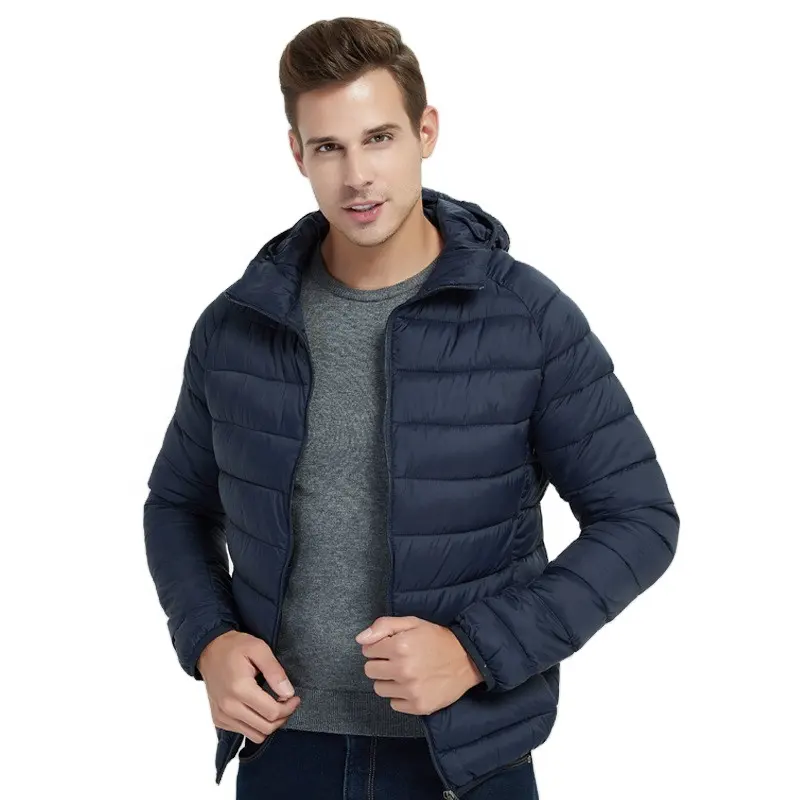 OEM High Quality Puffer Jacket Wholesale Men Clothing New Winter Shiny Puffer Jackets Warm Keeper Padded Bubble Jacket In Bulk