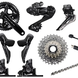 Grupo de Transmisión Hidráulico Di2 Shimano Dura-Ace R9270 Más Vendido - Construcción Metálica - Product Image 1