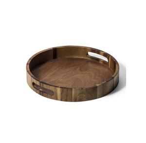 Plateau de service en bois naturel durable pour la cuisine Table à manger Bureau Snacks Boissons et présentation d'aliments - Product Image 3