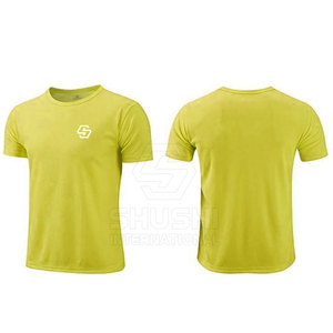 T-shirt en coton tricoté 100% respirant à séchage rapide, écologique, pour homme, avec logo personnalisé, marque privée, vêtements d'été 2025, fabrication sur mesure - Product Image 2