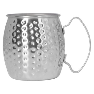 El último diseño de corte de diamante martillado Moscow Mule Mug con asa para café, la mejor taza de cobre para beber vino para restaurante y bar - Product Image 4