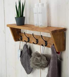 Cintre en bois lisse et poli pour vêtements délicats et formels, cintre en bois robuste avec crochet pivotant en métal à bas prix - Product Image 1