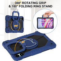 Funda Resistente de Silicona con Soporte Giratorio para Tablet Xiaomi Redmi Pad Pro 12.1 Pulgadas POCO Pad 12.1 Pulgadas 2024