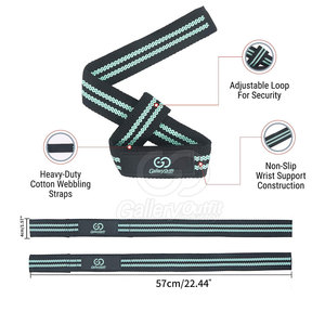 Correas de levantamiento de pesas de alta resistencia para entrenamiento en gimnasio, fuerza, ejercicio y culturismo. - Product Image 2
