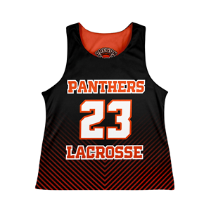 Pinnies de Lacrosse sublimados para mujer, camisetas de práctica de equipo personalizadas, pinnies reversibles de secado rápido hechos con tela de malla - Product Image 3