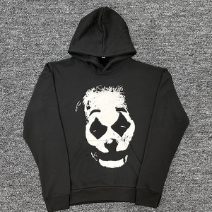 Nuevas sudaderas lisas con serigrafía bordada personalizada, sudaderas sueltas con logotipo personalizado en blanco sublimado para hombre - Product Image 4