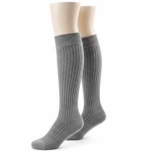 Eco Friendly Knee Length Knitted <b>Socks</b> Cotton Spandex Soft Breathable Stretch <b>Warm</b> Long <b>Socks</b> For <b>Men</b> Women Daily Wear Comfort - Product Image 4