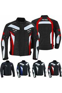 Veste de Moto Homme en Cordura Gris Noir de Haute Qualité, Logo Personnalisé, Respirante, Coupe-Vent et Imperméable pour Adultes - Product Image 3