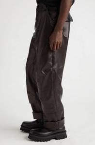 Pantalones de cuero para hombre de último estilo a la venta pantalones de cuero para hombre de la mejor calidad con precio bajo pantalones de cuero negro para hombre - Product Image 6