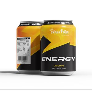 INTERFRESH//OEM Private Label Energy <b>Drinks</b> Original Flavor Beverage OEM Label Caffeine Carbonate Vietnam Hot Selling High - Product Image 1