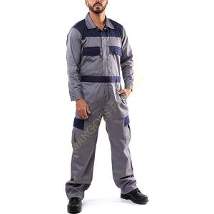 Combinaisons imperméables pour hommes, classe 1 ANSI, design à manches longues amélioré, combinaison en tissu mélangé avec poches cargo, personnalisable - Product Image 1