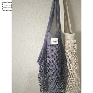 Bolsa de malla de algodón para frutas y verduras al por mayor de comestibles reutilizable ecológica - Product Image 2