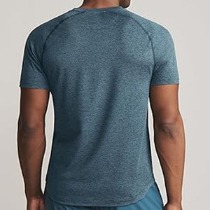 T-shirts pour hommes 100% coton, dernières tendances, manches courtes, col rond, t-shirt décontracté et élégant, téléchargé par Dress Sports - Product Image 2