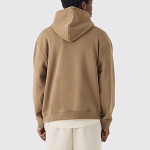 Sweats à capuche en molleton de coton lourd, durables, amples, taille unique, vêtements décontractés, styles numériques OEM, basiques, coton mélangé pour l'hiver - Product Image 4