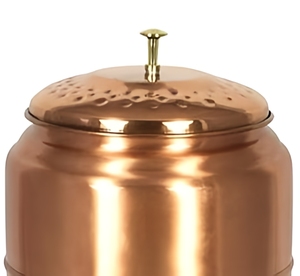 Best Quality Handmade Half Hammered Copper Metal <b>Water</b> Dispenser Customized Logo <b>Water</b> Pot <b>Container</b> in Low Price - Product Image 2