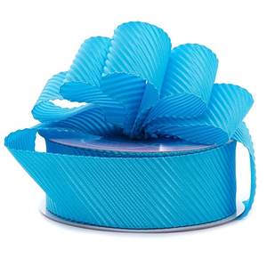 Cinta de Raso Sólida con Relieve Diagonal, Poliéster Holográfico Floral con Acabado Metálico para Decoración de Envolturas de Regalos de Cumpleaños - Product Image 1