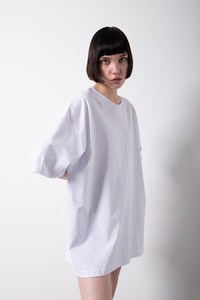 T-shirt oversize basique pour femme, couleur personnalisée, haute qualité, 100 coton, décontracté, 180 / 280 GSM, article OEM - Product Image 2