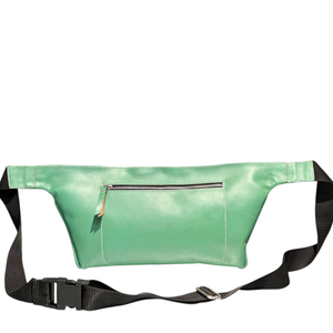 Bolso Cruzado de Cuero Genuino Verde, Correa Ajustable de Moda, Cierre de Cremallera, Portátil, para Uso Diario, Hombre y Mujer, Gran Venta al por Mayor - Product Image 3