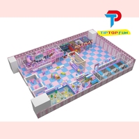Ifun nouveau et personnalisé thème rose aire de jeux pour enfants équipement de terrain de jeu intérieur enfants équipement de jeu doux à vendre