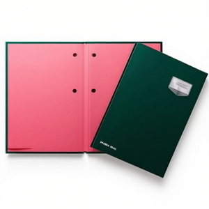 แฟ้มเอกสาร PAGNA De Luxe Signature ขนาด DIN A4 พลาสติก สีเขียว/ชมพู 20 ช่อง - Product Image 2