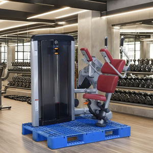 Machine de Crunch Abdominal Assis Commercial en Acier avec Entraînement des <span class=keywords><strong>Bras</strong></span> 80kg Poids Stack-Gym Fitness Equipment - Product Image 5