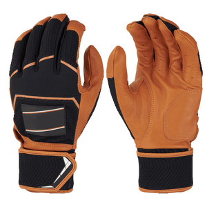 Guantes de Bateo de Béisbol de Cuero Genuino a Precio Económico, Logotipo y Diseño Personalizados, Antideslizantes, para Jóvenes y Adultos, con Puño Largo - Product Image 2
