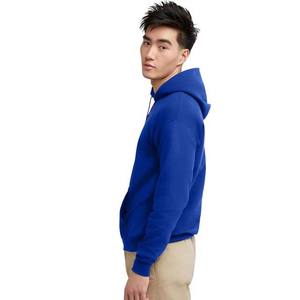 Sudadera con Capucha Extra Grande Informal Bordada de Invierno para Hombre, de Poliéster/Algodón de Alta Calidad, Color Personalizado, MOQ Bajo al por Mayor - Product Image 3
