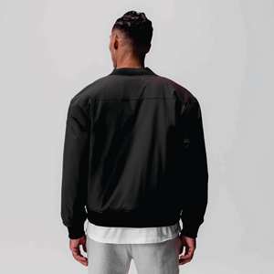 แจ็คเก็ตบอมเบอร์เลตเตอร์แมนสำหรับผู้ชายเสื้อโค้ทฤดูหนาว - Product Image 5