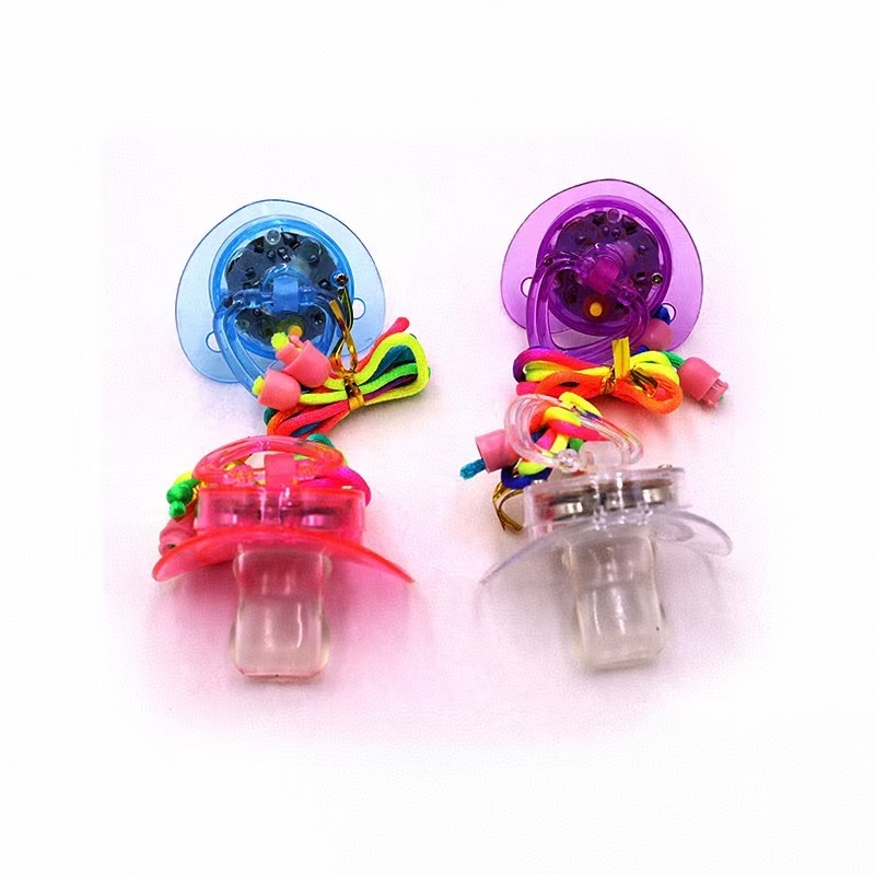 Great Premium Led Flashing Soft Nipple Pacifier Modern Style For Party Or Pub Bar Wholesale Offer