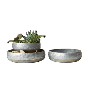 Luxe Designer Tafel Top Home Decor Tuin Gebruik Gegalvaniseerd Plantenbakken Voor Decoratie Metalen Tuin Planter Bloempotten