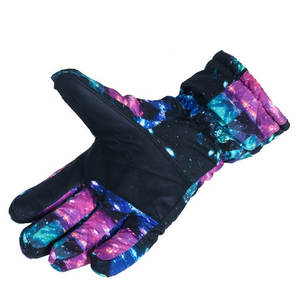 Winter Ski Gloves Men and Women Leather Gloves Mittens With Wrist Strap Outdoor Sports Safety Football Ski Gloves - Product Image 4