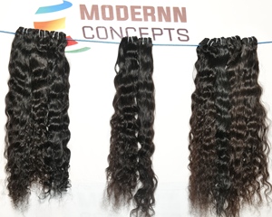 ผมต่อจาก100% ผมมนุษย์ผมสีธรรมชาติแบบลอนผมคนอินเดีย - Product Image 5