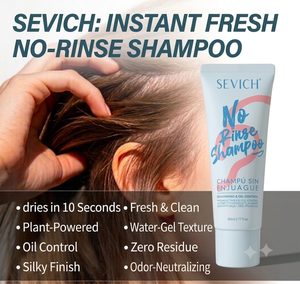 SEVICH <span class=keywords><strong>Shampoo</strong></span> a <span class=keywords><strong>Secco</strong></span> Senza Risciacquo 10s Refresh Senza Residui Lunga Durata Controllo Olio Portatile Crema Gel Tubo per Donna - Product Image 1