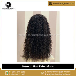 Extensiones de cabello humano indio de grado de cabello virgen 100% pelucas rizadas naturales sin procesar a precio de mercado confiable - Product Image 3