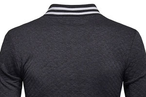 Chaqueta universitaria de satén de algodón 100% bordada personalizada para hombres College Letterman Bomber Canvas CollegeBaseballjacket para hombres - Product Image 6