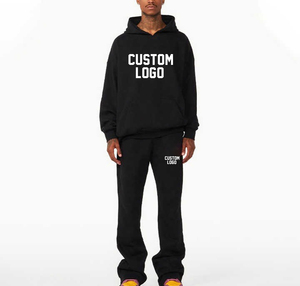 ชุดวอร์มผ้าฝ้าย100% มีฮู้ดสำหรับชายและหญิงชุดวอร์มลายพัฟสำหรับฤดูหนาวออกแบบได้ตามที่ต้องการ - Product Image 3