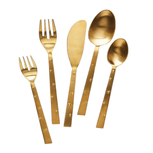 Cubiertos elegantes hechos con juego de cubiertos de acero inoxidable para fiesta, diseño personalizado para uso regular - Product Image 2