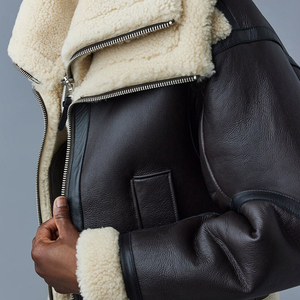 Vêtement d'hiver pour homme, veste chaude coupe-vent en fourrure, mode décontractée, service OEM de haute qualité, vente en gros 2025, unisexe - Product Image 5