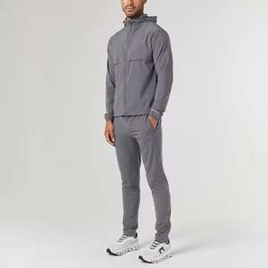 Conception Personnalisée Chemises Légères à Manches Longues et Pantalon en Nylon Costume de Jogging Coupe-Vent Survêtement Pour Hommes Ensemble - Product Image 2