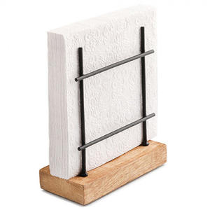 แท่นวางผ้าเช็ดปากโลหะสำหรับตกแต่งโต๊ะพร้อมสีและขนาดตามสั่งสำหรับโรงแรมและร้านกาแฟสินค้ามาใหม่ - Product Image 1