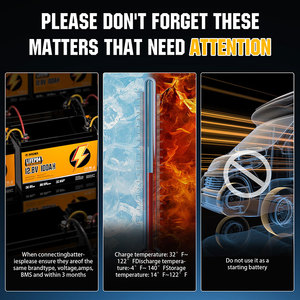 12V 24V 48V 100AH 200AH 300ah <span class=keywords><strong>Lithium</strong></span> sắt Phosphate Pin Chu kỳ sâu năng lượng lưu trữ LiFePO4 pin với BMS - Product Image 6