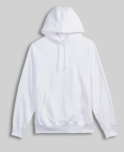 Sweat à capuche à tissage inversé pour hommes, point contrasté personnalisé, conception réversible en molleton de coton - Product Image 2