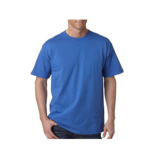 Camiseta lisa de algodón con cuello redondo para hombre, ropa informal cómoda transpirable suave, suministro a granel disponible - Product Image 4